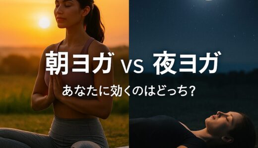 朝ヨガ vs 夜ヨガ、結局どっちが効くの？科学とリアル体験で徹底比較！