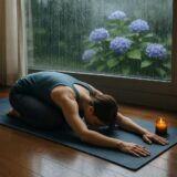 雨音と深呼吸。梅雨だからこそ始めたい“しっとりヨガ習慣”